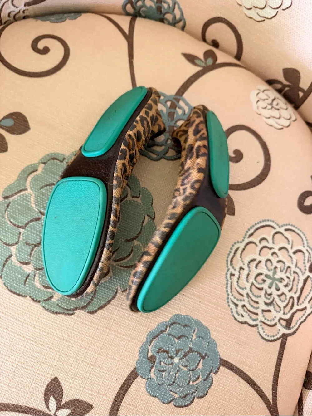 Tieks Leopard Print Flats Girls Size 2